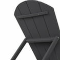 thumbnail image 6 of Laguna Adirondack Poly Reclining Chaise Lounge With Wheels, Gray, 6 of 11