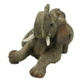 thumbnail image 3 of Wildlife Jungle Play Safari Savanna Elephant Father and Calf Resting Figurine, 3 of 9