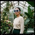thumbnail image 4 of SA106 Women Oversized Thick Plastic Rectangle Cat Eye Flat Top Diva Sunglasses / Matte Blue Frame - Smoke Lens, 4 of 8