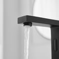 thumbnail image 4 of Automatic Sensor Touchless Bathroom Sink Faucet With Deck Plate In Matte Black, 4 of 11