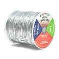 thumbnail image 2 of Mandala Crafts Metallic Cord Tinsel String Rope for Ornament Hanging, Decorating, Gift Wrapping, Crafting; Non Elastic 1mm 120 Yards, Silver, 2 of 4