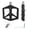 Black, variant on Yihuala 9/16Inch Thread Sealed Bearing Bicycles Pedals Mountain Bikes Pedals Bicycles Nonslip Wide Platform Footrest