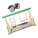 thumbnail image 5 of 1 soporte de mesa para pájaros de loro, 2 tazas de acero para razas medianas y grandes Soporte esmerilado con tazas de 5 cm Sharpla Pájaros loro Playstand, 5 of 8