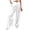 White, variant on cfhntfmh Satin Pants for Women Wide Leg Dress Pants with Pockets Casual Loose Work Trousers Soft Fashion Outfits