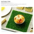 thumbnail image 3 of 6 Pcs Mini Lawn Decorative Grass Mat Square Fake Small Multifunction Accessories, 3 of 6