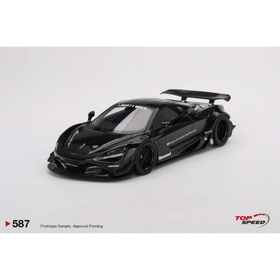 Topspeed Mclaren 720S LB-Works TAS 2024 Black 1:18