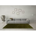thumbnail image 3 of Ahgly Company Indoor Rectangle Abstract Green Modern Area Rugs, 2' x 5', 3 of 4