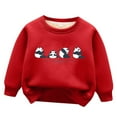 thumbnail image 3 of Toddler Sweatshirt Girls 2T Child Boysand Girls' Lined Round Neck Sweatshirts Thickened Warm Top Clothes For Teen Girls 10-12,5-6 Years, 3 of 3