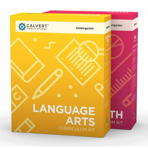 Calvert Kindergarten 2-Subject Complete Set (Language Arts & Math) (paperback)