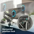 thumbnail image 4 of ONKRON Heavy Duty Monitor Arm for 17”-57” Screen, Monitor Desk Mount up to 59.4 lbs max VESA 200x200, 4 of 7