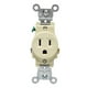 thumbnail image 1 of Contacto Sencillo Leviton Marfil 125V 15A, 1 of 3