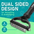 thumbnail image 2 of Cepillo de pelo Maxpower Planet de doble cara para perros y gatos, 2 of 7