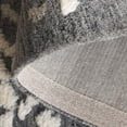 thumbnail image 5 of SAFAVIEH Casablanca Chloe Abstract Shag Area Rug, Dark Grey/Ivory, 4' x 6', 5 of 11