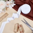 thumbnail image 4 of Cinta al bies de 10,9 yardas, de un solo pliegue, 1 pulgada de ancho, blanca, para ribetear, dobladillos, costura, costuras y acolchado de prendas de bricolaje., 4 of 9