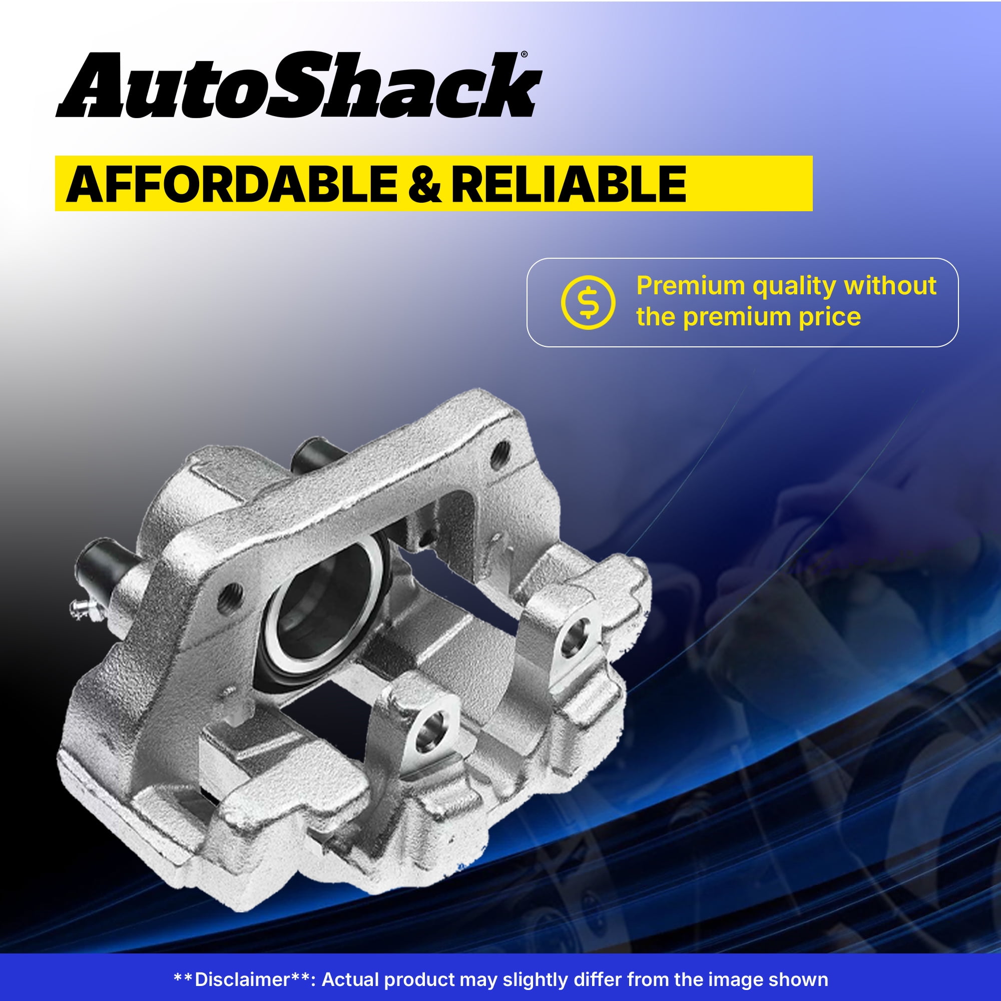 AutoShack Front Brake Caliper for Kia & Hyundai, Forte 2014-2018 Veloster 2012-2017 Elantra GT 2013-2017 Forte5 2014-2018, FWD L4 1.6L 1.8L 2.0L, Left or Right