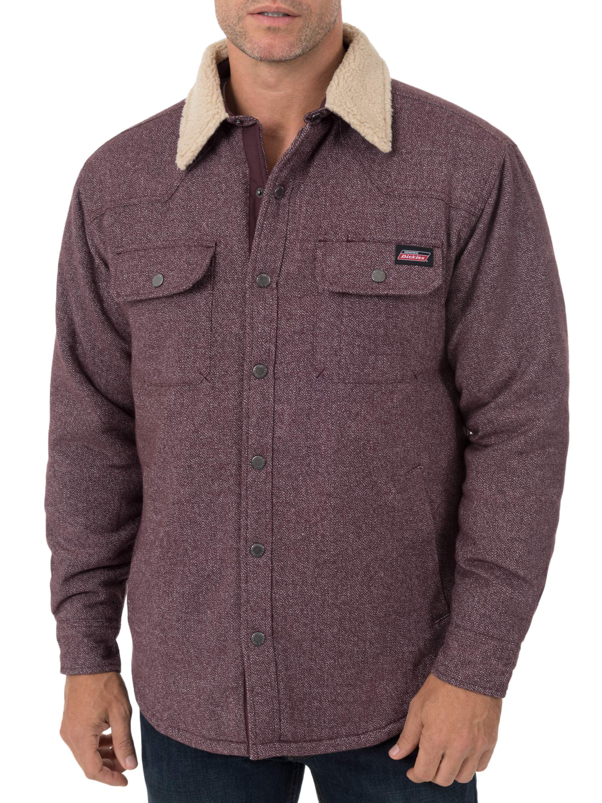 Genuine Dickies Men's Jacquard Sherpa Shirt Jacket