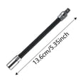 thumbnail image 3 of BotaniNest Universal Wr Ench Socket Bendable Flexible Shaft Universal Ra Tchet Wr Ench Extension Rods Flexible Steel Bit Adapters For El Ectric Drill 1/4 3/8 1/2 Sizes, 3 of 6