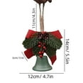 thumbnail image 3 of Christmas Decoration Bells Bells For Christmas Trees Bell Decor Hanging Decorative Bell For Door Wall Window Indoor And Outdoor Decor New Year Hanging Ornament, 3 of 6