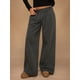 thumbnail image 4 of Pantalones Deportivos de Pierna para Mujer, Cintura Alta, Holgados, con Cordón Interior y Pierna Recta. Gris Carbón XS, 4 of 9