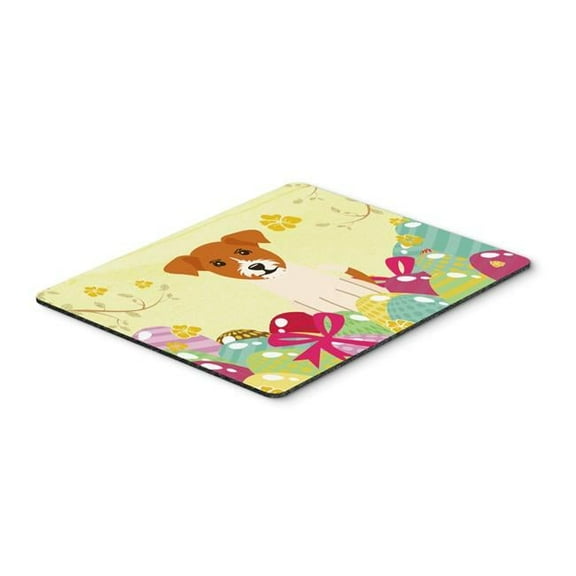 Easter Eggs Jack Russell Terrier Mouse Pad, Hot Pad or Trivet