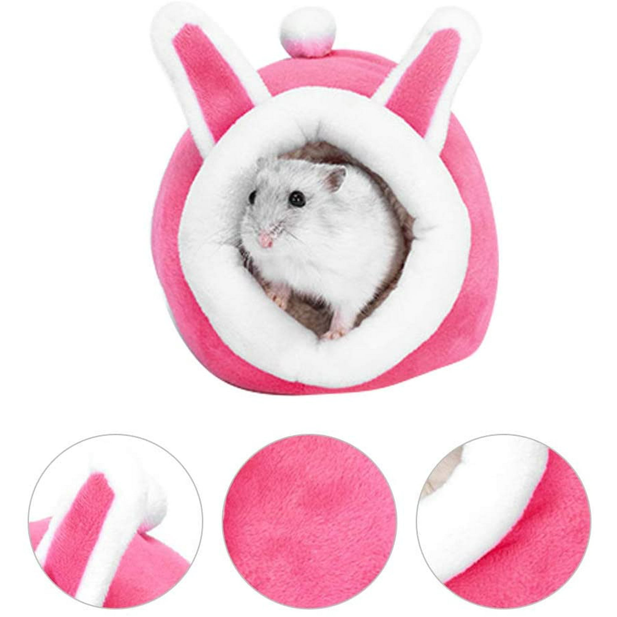 Hamster Petit Nid de Coton Hiver Sommeil Nid Maison Coton Nid De Lapin  d'hiver Chaud