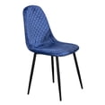 thumbnail image 4 of Comedor Ana Azul 4 Redondo Tubular y Formica Marmoleada MOBILKRAFT Modelo Ana Azul 4 Sillas Estilo Contemporáneo Color Azul, 4 of 4