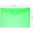 thumbnail image 3 of MGFED Document Envelopes with Snap Button, Green, 12 Pack, 3 of 4