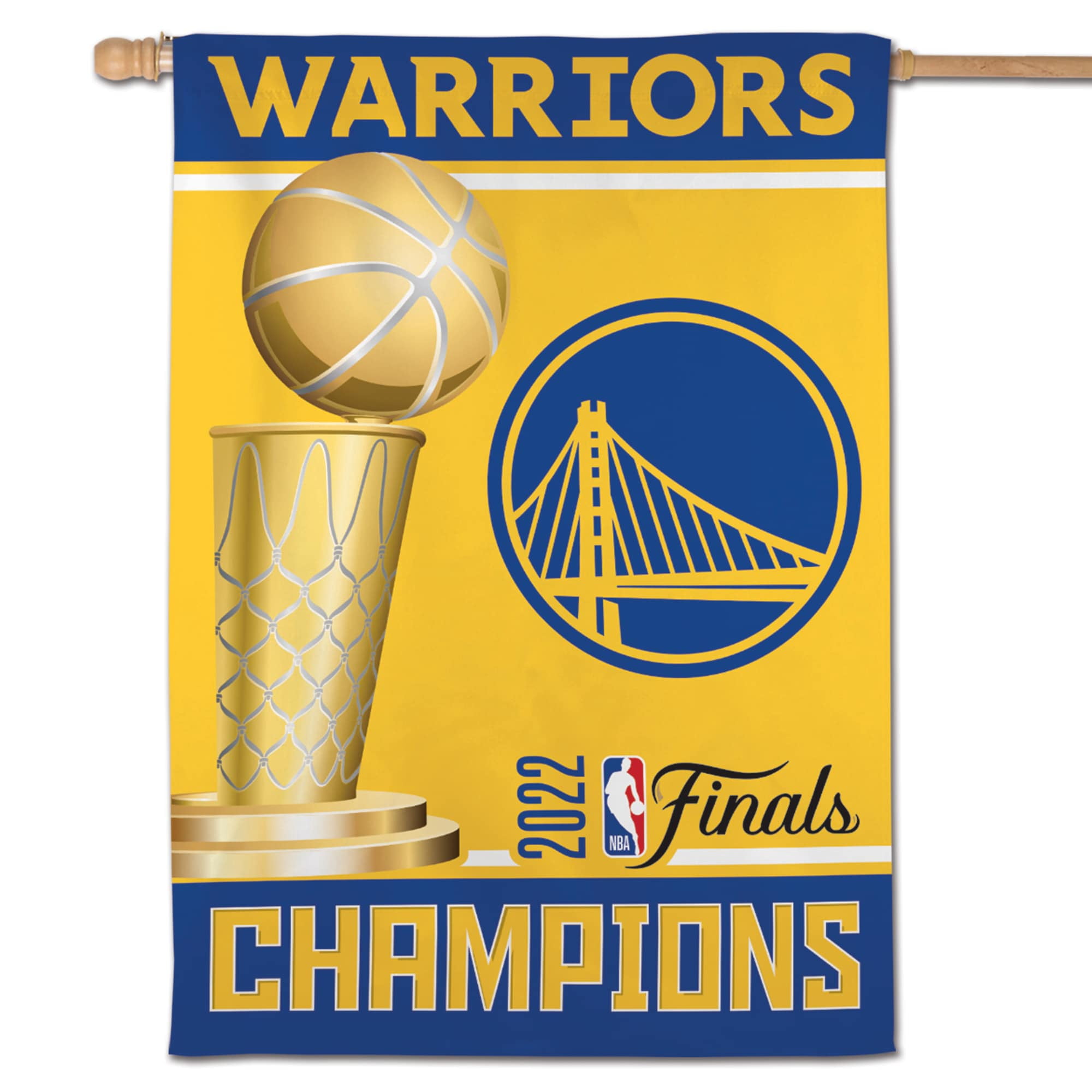 WinCraft Golden State Warriors 2022 NBA Finals Champions Metal Domed Auto  Emblem