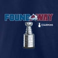 thumbnail image 4 of Men's Fanatics Navy Colorado Avalanche 2022 Stanley Cup Champions Big & Tall Celebration T-Shirt, 4 of 4
