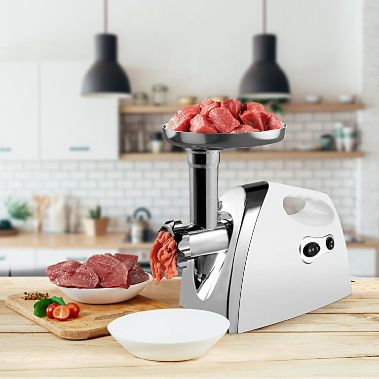 Giantex 2800W Electric Meat Grinder, Home Sausage Grinder w/3 Sausage and  Kubbe Kit, Sausage Stuffer Maker fpr Home Kitchen Commercial Using 