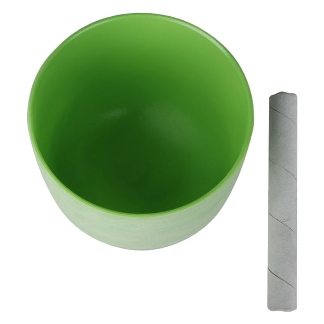 8'' Crystal Suede Mallet for Yoga Meditation Green