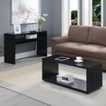 thumbnail image 5 of Convenience Concepts Northfield Deluxe Console Table in Black Wood Finish, 5 of 5