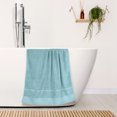 thumbnail image 5 of Unique Bargains 100% Cotton 2 Pack Solid Bath Towels Quick Dry and Absorbent Green, 5 of 8
