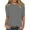 Grey, variant on Women's Plus Size Half Sleeve T-Shirt, Solid Color Round Neck Lightweight Basic Top, Casual Summer Tee for Everyday Comfort, Layering, and Simple Style Brown XXXL