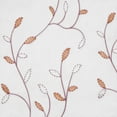 thumbnail image 6 of Grommet Curtain Panel, Embroidered Sheer Extra-Wide, Pink 54" x 63", 6 of 9