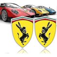 thumbnail image 2 of 1pair Funny Donkey Car Sticker,Reflective Car Sticker Cover Compatible for Ferrari-Good, 2 of 5