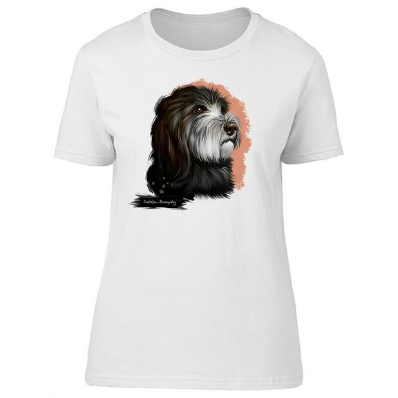 Catalan Sheepdog Dog T-Shirt Women -Image by Shutterstock, Female Medium