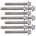 thumbnail image 3 of Loewten Flanged Hex Head , 10Pcs Screw Bolts For Fastening, 3 of 8