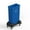 Blue, variant on WYDK 23 Gallon Green Rectangular Slim Trash Can with Drop Shot Lid | Great for Home, Commercial, or Restaurant Use.