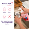 thumbnail image 5 of Arau Baby Unscented Foam Bottle Wash - Plant Based Dish Soap Safe for Newborns , Additive, Allergen & Dye Free- 17 fl oz (Pack of 1), 5 of 10