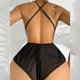 thumbnail image 3 of Gibobby Lencería de encaje Día de San Valentín para mujer Lencería de malla con estampado de moda para mujer, Conjunto de lencería de encaje Día de San Valentín Día de Sa(Negro, XL), 3 of 5