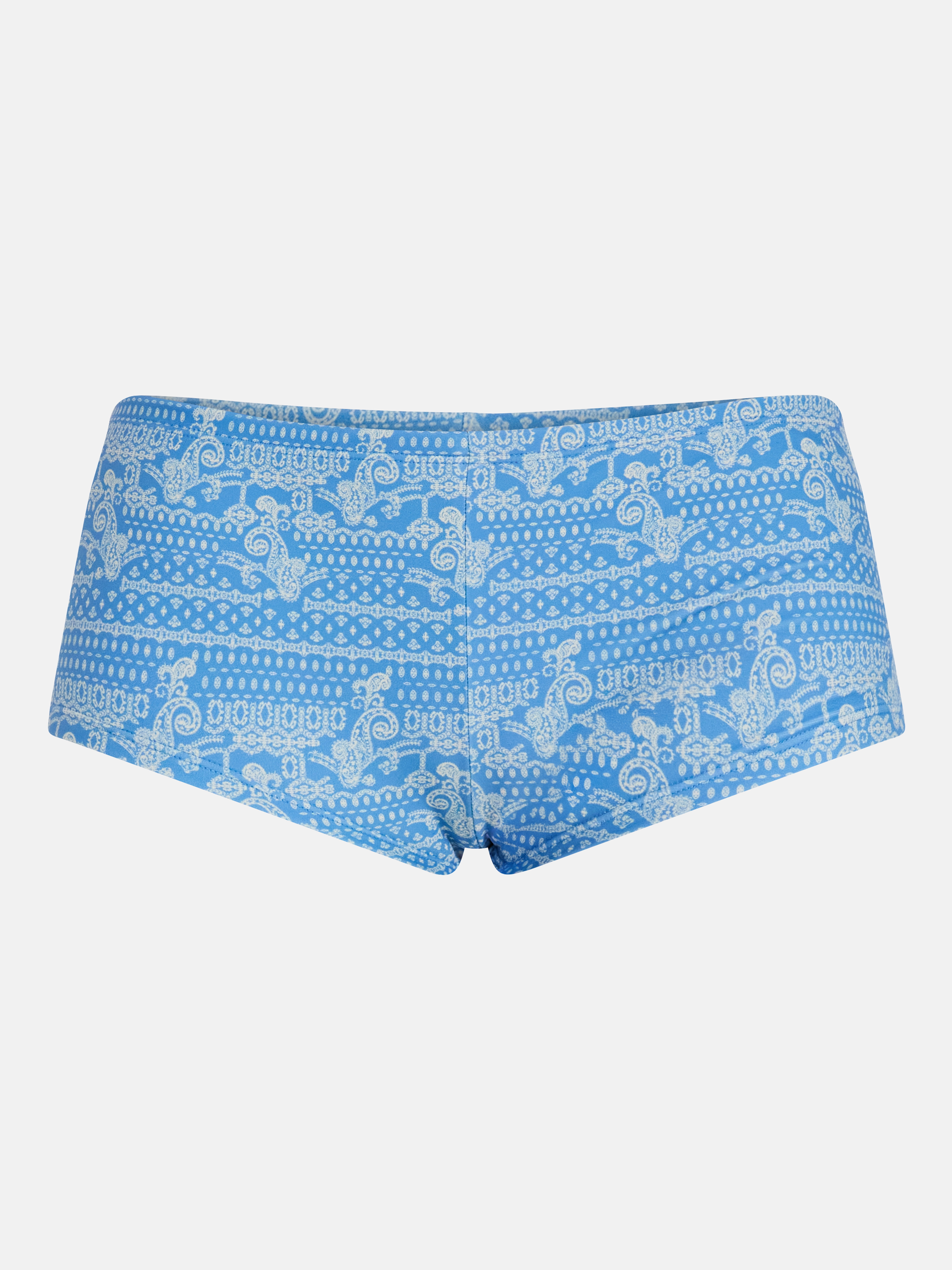 No Boundaries Paisley Bikini Boyshorts, Women's XXS-XXL