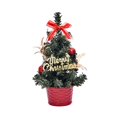 thumbnail image 2 of Accesorios de foto de de Navidad de mesa, regalo de Navidad, verde Artificial coleccionable de 20cm para regalo de vacaciones de chimenea Estilo C, 2 of 8