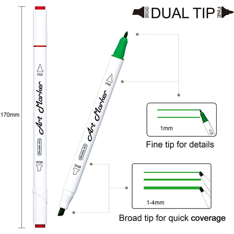 lamphle 6/8 Art Markers Highlight Quick Dry Double Tip
