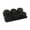 Black, variant on Silicone Baking Mold, 6-Cavity Round Mini Silicone Cake Molds, Muffin Pans for Mini Cheesecake, Cupcake, Ice Cream, French Dessert & DIY Candles,Black - 21.8x14.4cm