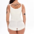 thumbnail image 6 of Ndbuld Shapewear for Women Zipper Shapewear with Exposed Buttocks Cinching And Lifting Hips Open Cut Body Shaping Underwear ,S-3XL,Khaki,XL, 6 of 9