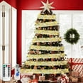 thumbnail image 3 of  Led Christmas Ribbon Lights Wide 32 FT Fairy String Souvenir Light for  Holiday Gift Decorations USB Powered 8 Lighting Modes with Remote Control, 3 of 7