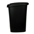 thumbnail image 4 of Hefty Kitchen Trash Can, 12 Gallon Plastic Slim Step Garbage Bin with Locking Foot Pedal Lid, Black, 4 of 8
