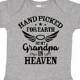 thumbnail image 4 of Inktastic Handpicked for Earth by My Grandpa in Heaven Angel Wings Boys or Girls Baby Bodysuit, 4 of 5