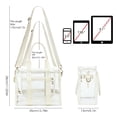 thumbnail image 4 of Bolsa de mano transparente para mujer aprobada por el estadio, 4 of 8
